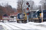 AYPO watches as an inbound curves away towards Boston